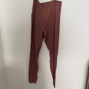 Lululemon High-Rise Rust Leggings